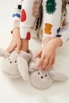 Pluszowe kapcie Aviaja Rabbit - mist / Liewood