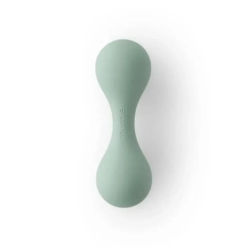 Grzechotka silikonowa - Cambridge Blue / Mushie