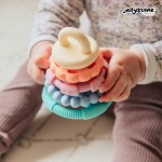 Silikonowa wieża gryzak pastelowa / Jellystone