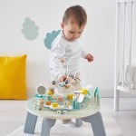 Wielofunkcyjny stolik edukacyjny drewniany z regulacją wysokości Ogród Sweet Cocoon 12m+ / Janod