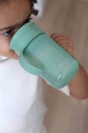Kubek treningowy 360° - sage green / Beaba