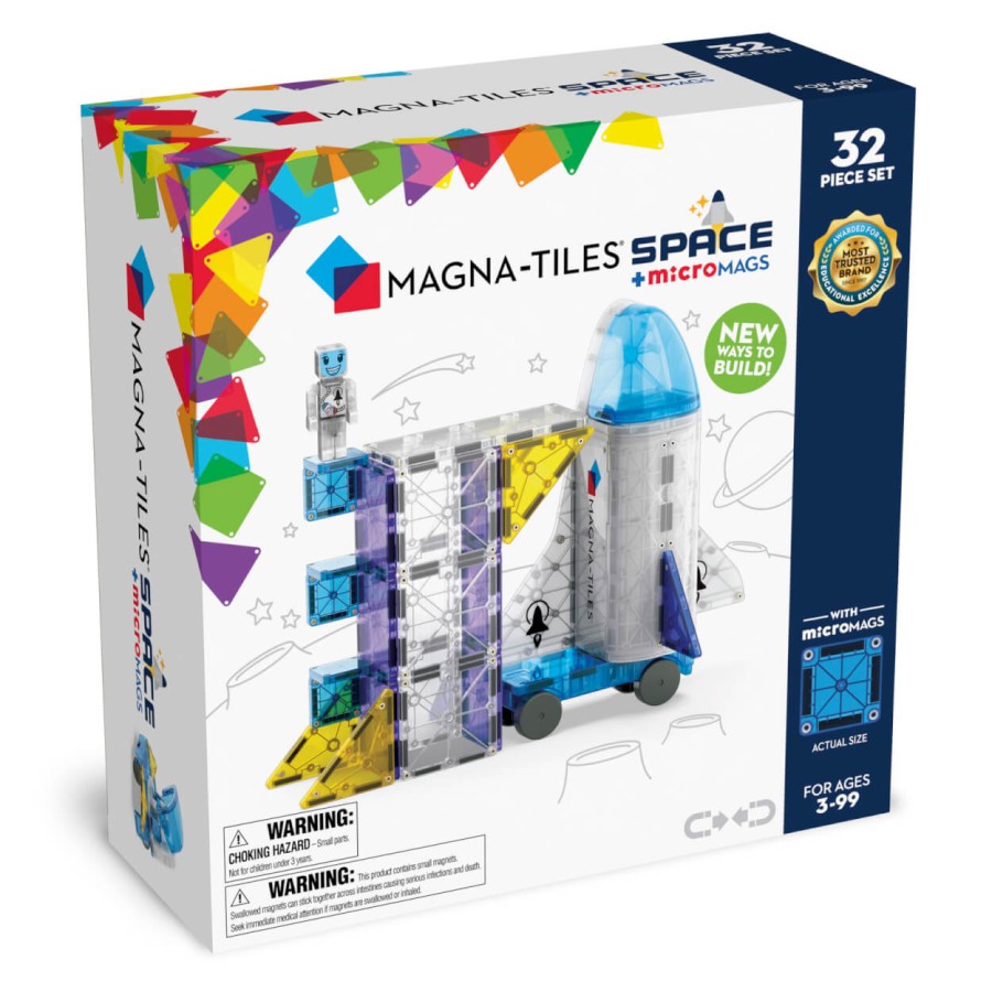 Klocki Magnetyczne Kosmos 32 el. / Magna-Tiles