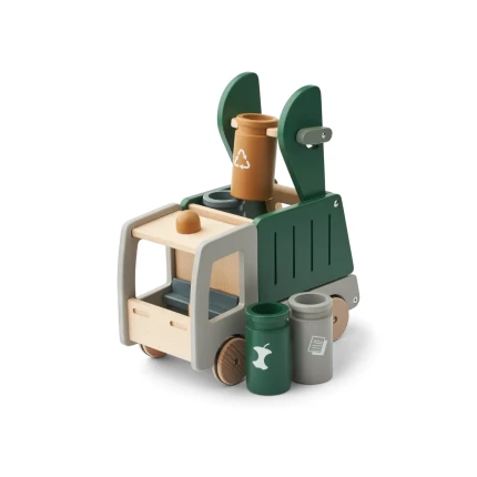 Śmieciarka recyklingująca Irina - garden green multi mix / Liewood