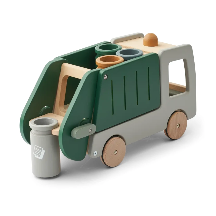Śmieciarka do recyklingu Irina - garden green multi mix / Liewood