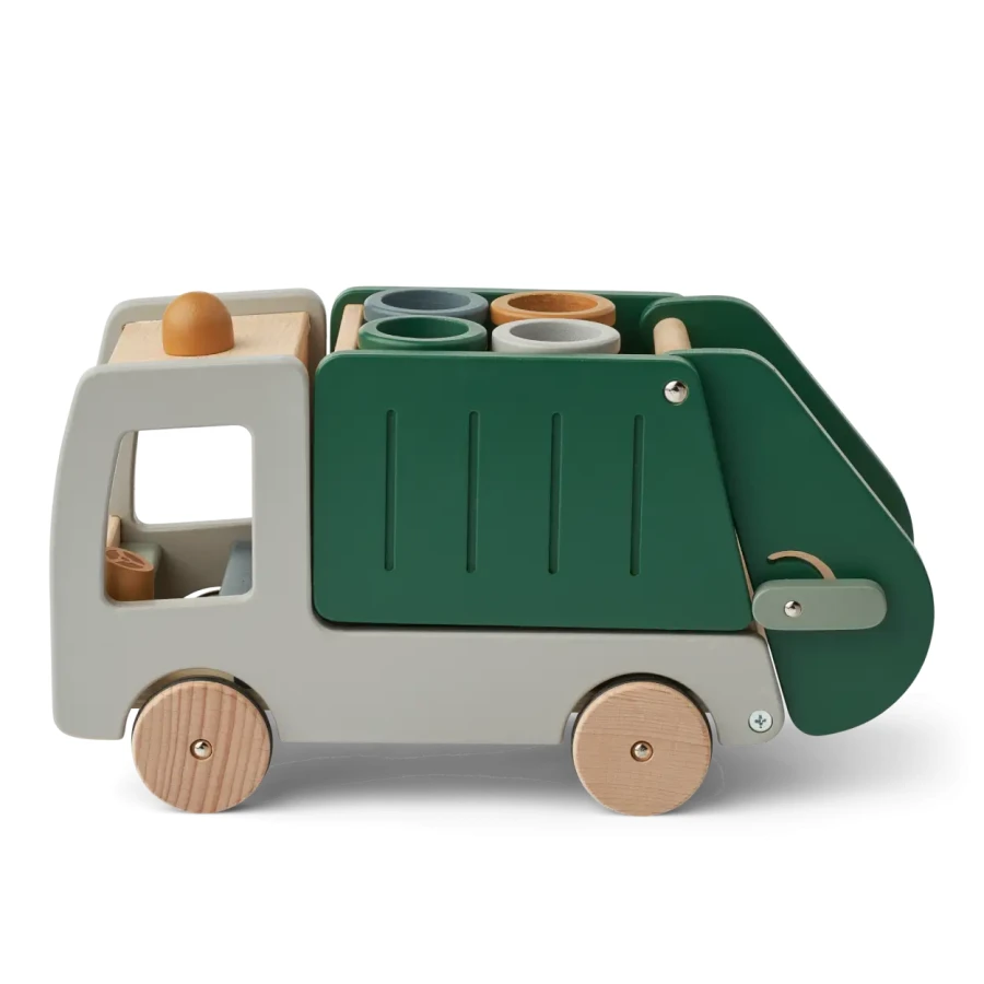 Śmieciarka do recyklingu Irina - garden green multi mix / Liewood