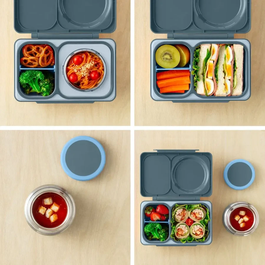 OMIEBOX UP lunch box z termosem, Graphite / OMIE