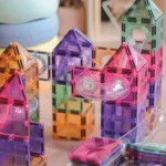 Klocki magnetyczne Ball Run Creative Pack Pastel - 70 el. / Cleverclixx