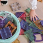 Klocki magnetyczne Large Creative Pack Pastel - 125 el. / Cleverclixx
