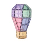 Klocki magnetyczne Large Creative Pack Pastel - 125 el. / Cleverclixx