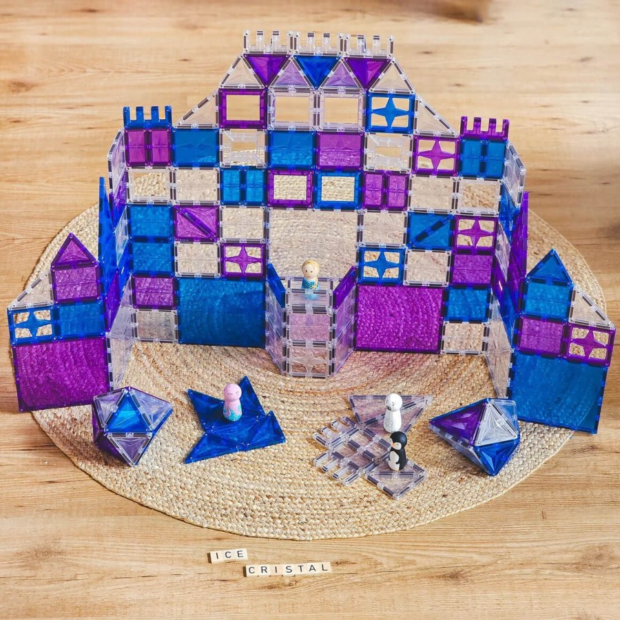 Klocki magnetyczne Mega Ice Crystal Pack - 180 el. / Cleverclixx