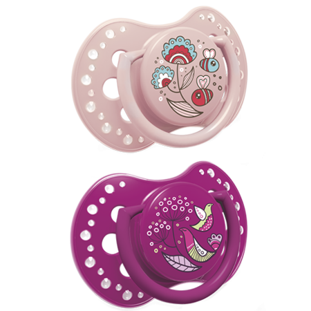 Smoczki FOLKY GIRL 2szt RÓŻNE ROZMIARY / LOVI