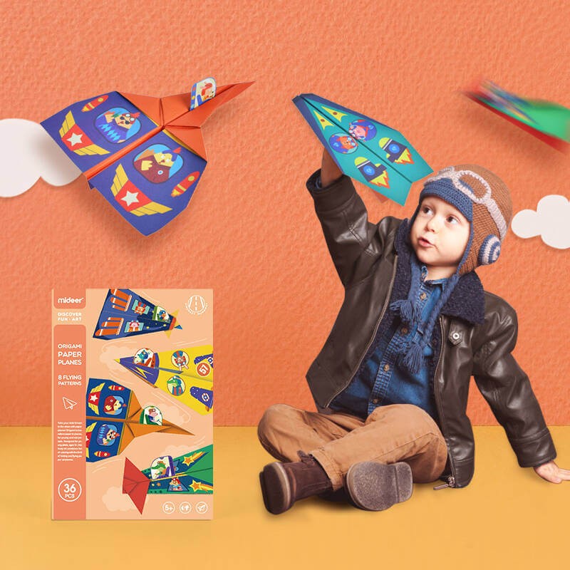 Origami - Papierowe samoloty 5+ / Mideer