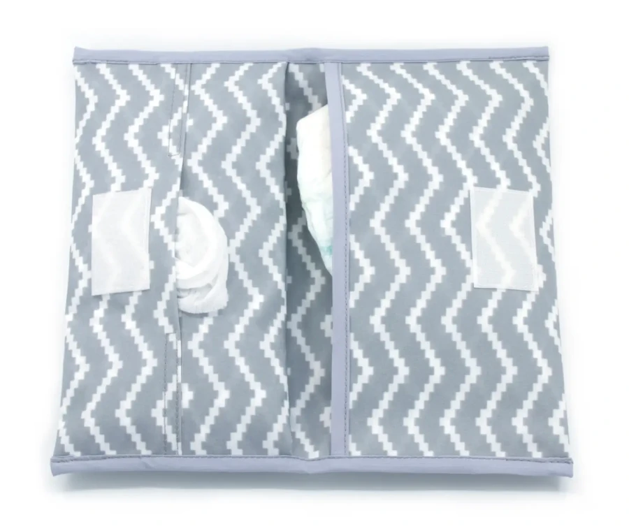 Przewijak podróżny Napper combi-set, silver grey / KipKep