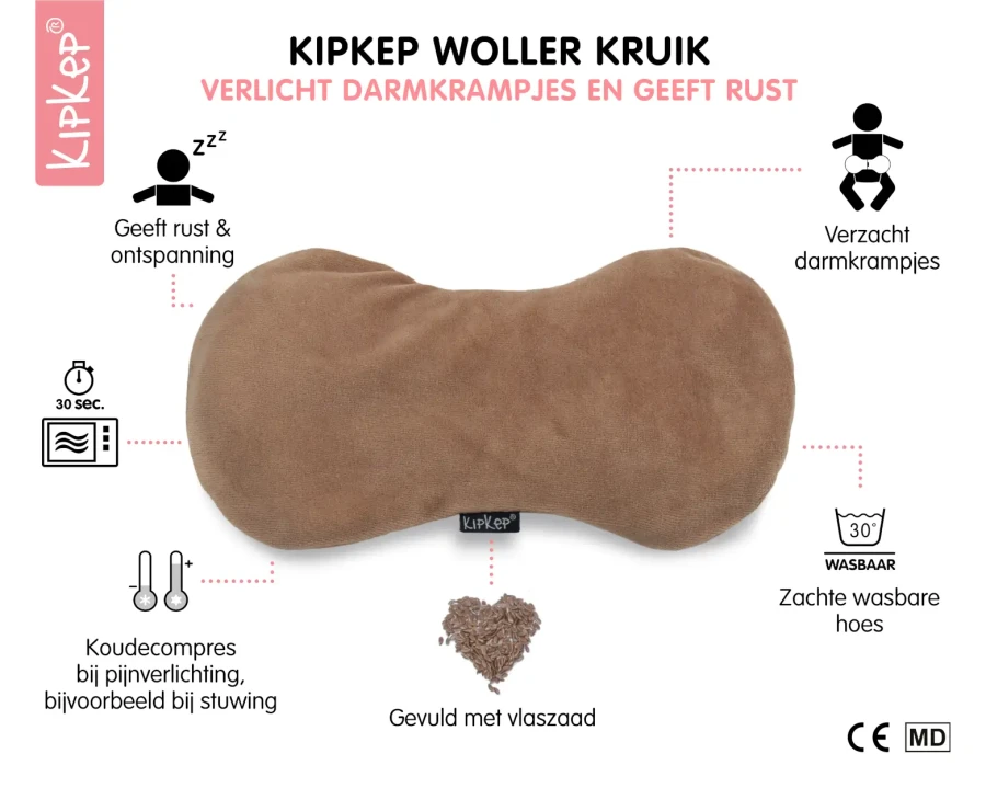Termofor  Waller Heat Pad - coffee / KipKep