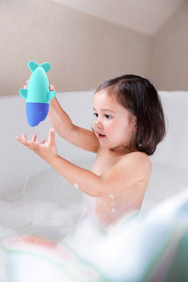 Silikonowa zabawka do kąpieli Squeezi Shark / QUUT