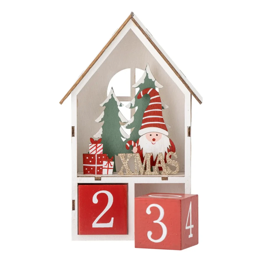 Kalendarz z przekładanymi numerkami Edmund - Red / Bloomingville Mini