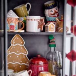 Dziecięcy kubek z kamionki ze świątecznym uchem - Ginnie, Brown / Bloomingville Mini
