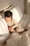 Dwuczęściowa piżamka bawełniana Ciumbelle - Ivory / Lodger