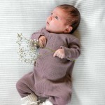 Pajacyk piżamka niemowlęca bawełniana Ciumbelle - Rose / Lodger