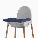 Mata silikonowa do krzesełka IKEA Antilop - Navi / Babysteps