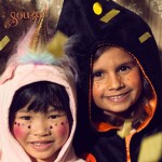 Peleryna na Halloween kostium dynia 4-8 lat / Souza!