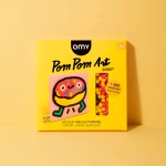 Zestaw kreatywny do wyklejania pomponami - Donat / OMY