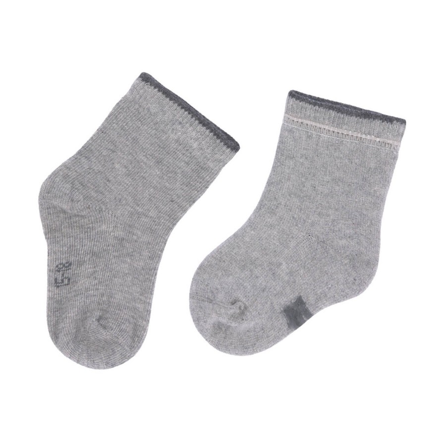 Skarpetki dziecięce GOTS - Grey / Lassig