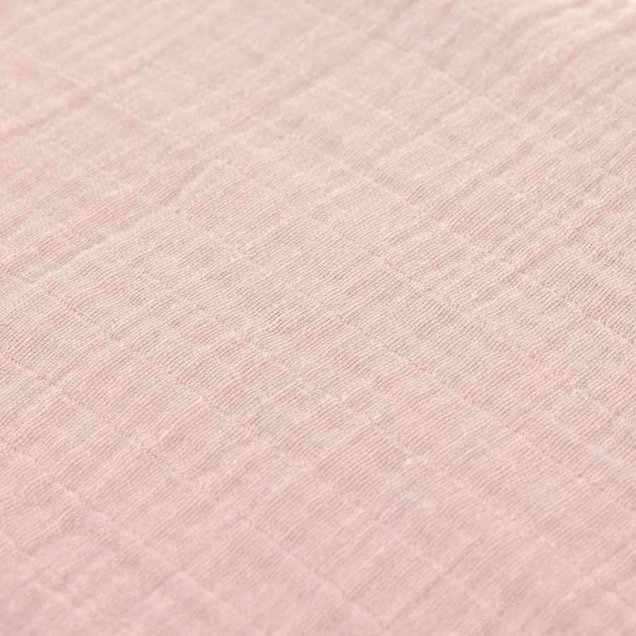 Muślinowy otulacz-kocyk z biobawełny 85x85cm - Little Forest powder pink, 3 szt. / Lassig