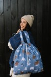 Shopper Bag z kieszonką - ARCTIC FRIENDS / La Millou