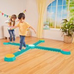 Balance & build set – kombinacyjna ścieżka sensoryczna / B.Toys