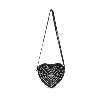 Torebka dziecięca Tut - black spider web / Konges slojd Halloween