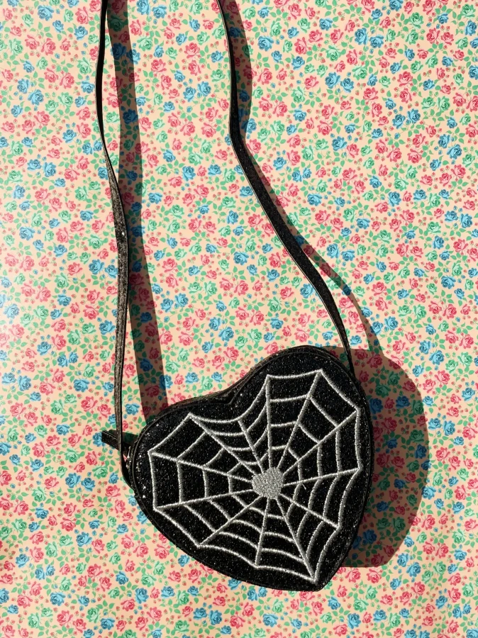 Torebka dziecięca Tut - black spider web / Konges slojd