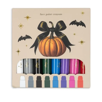 Kredki do malowania twarzy Halloween, 8 szt. - multi / Konges slojd