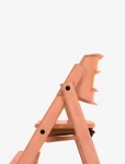 Plastikowe krzesełko do karmienia Klapp - terracota pink / Kaos