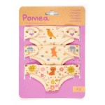Zestaw 3 pieluszek dla lalek POMEA / Djeco