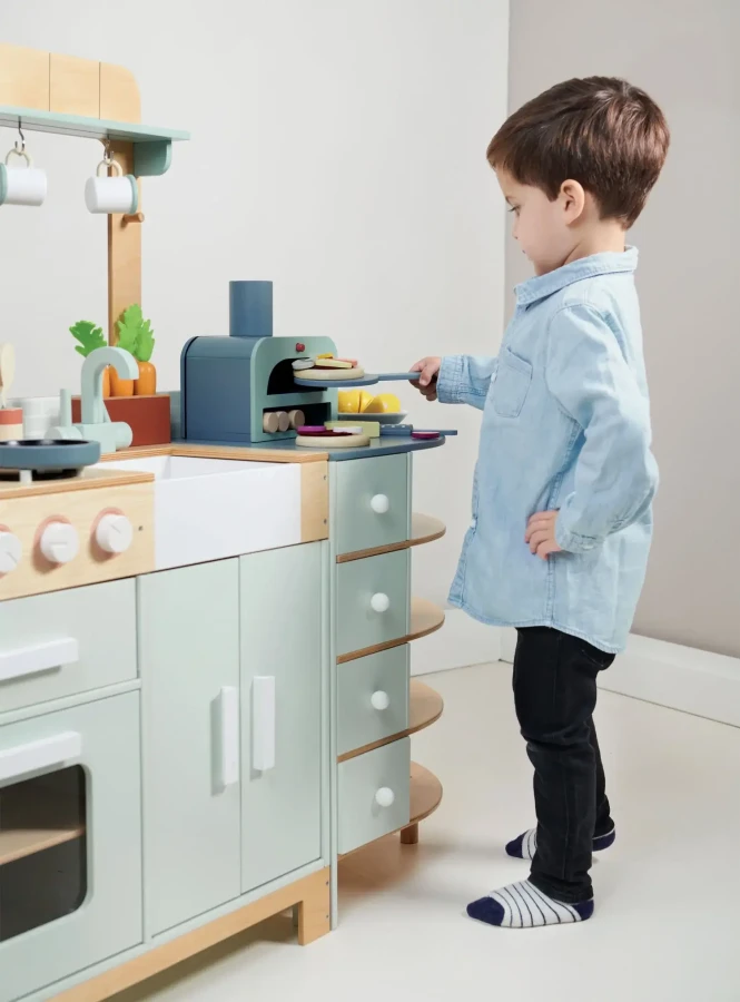 Drewniana kuchnia XXL z piekarnikiem La Fiamma Grand Kitchen / Tender Leaf Toys