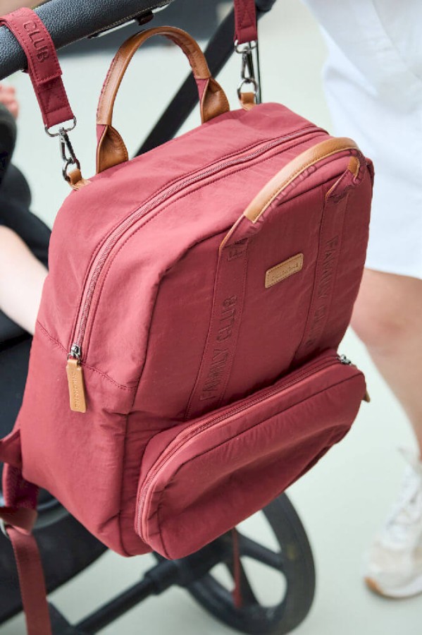 Plecak dla rodzica Family Club Signature Urban Burgundy / Childhome