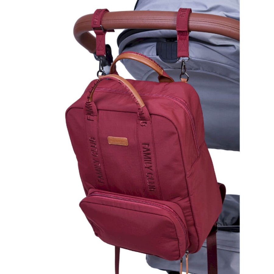 Plecak dla rodzica Family Club Signature Urban Burgundy / Childhome