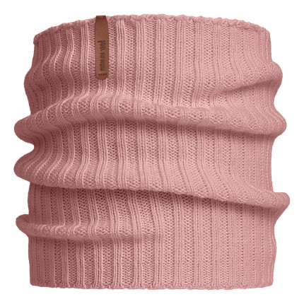 Komin z wełny merino DUSTY PINK / Pink no more 