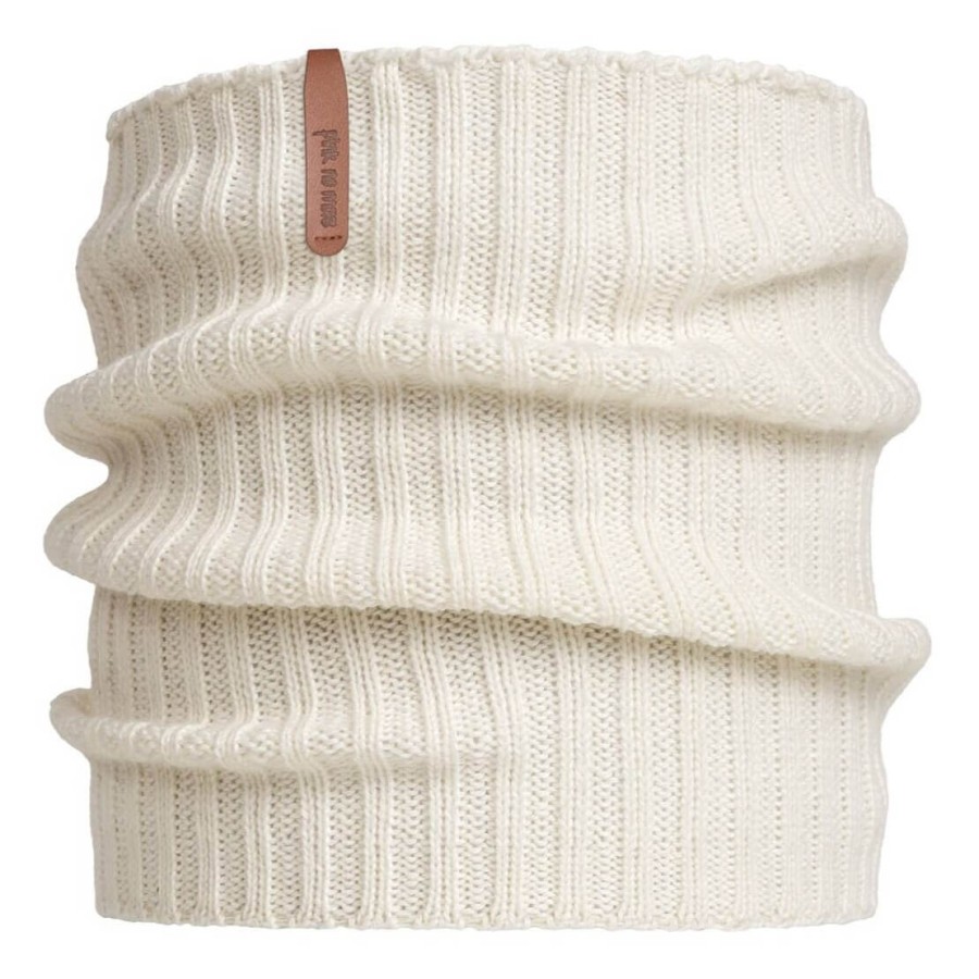 Komin z wełny merino LATTE / Pink no more