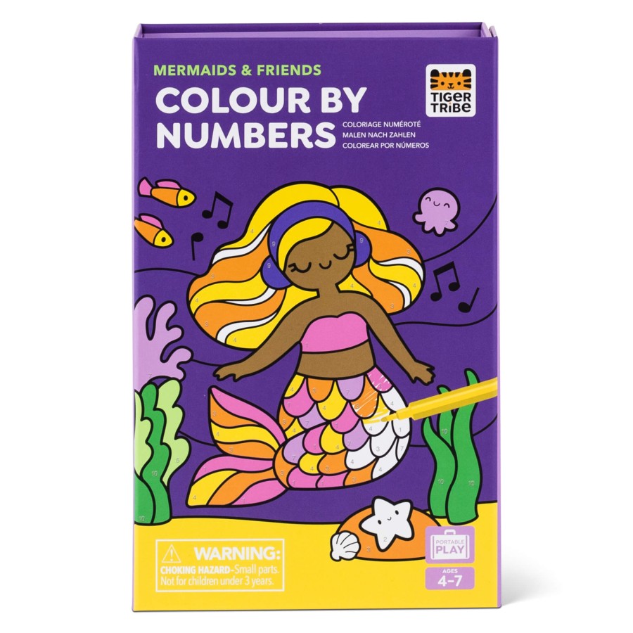 Kolorowanie po Numerach - Syrenki / Tiger Tribe