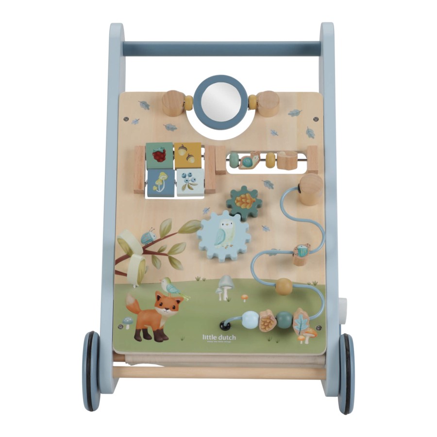Drewniany chodzik edukacyjny Forest Friends FSC / Little Dutch