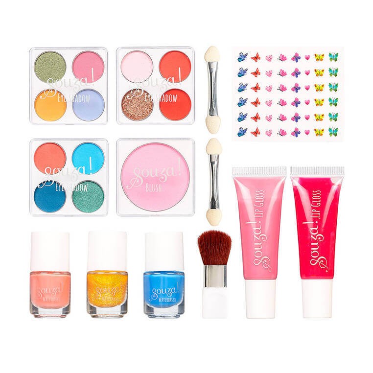 Kosmetyki do makijażu dla dzieci zestaw 13 el. Beauty Luxe / Souza!
