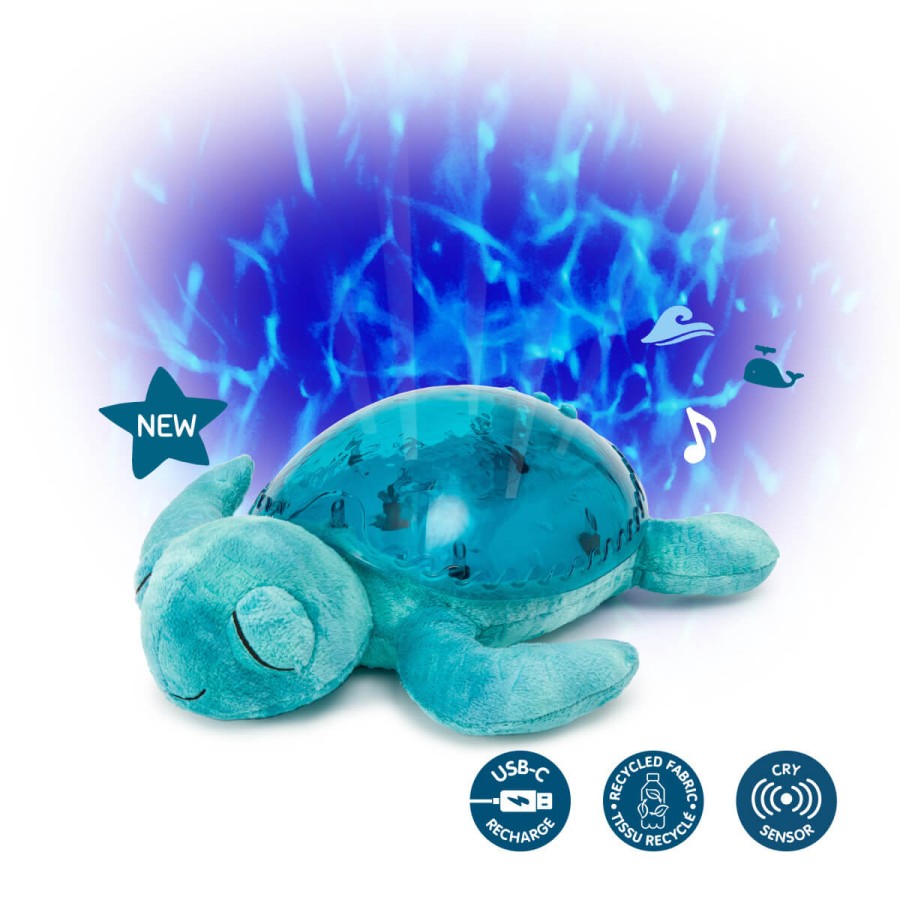 Lampka Tranquil Turtle Ocean Eco - żółw turkusowy / Cloud b