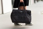 Torba Mommy Bag Pikowana Czarna / Childhome