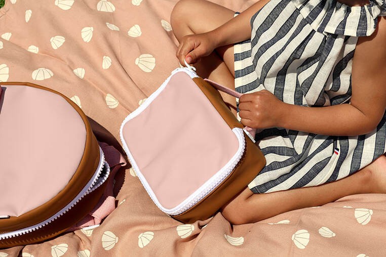 Torba izotermiczna na przekąski Faro dusty rose / Beaba