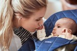 BABYBJORN - leżaczek BLISS WOVEN, Granatowy