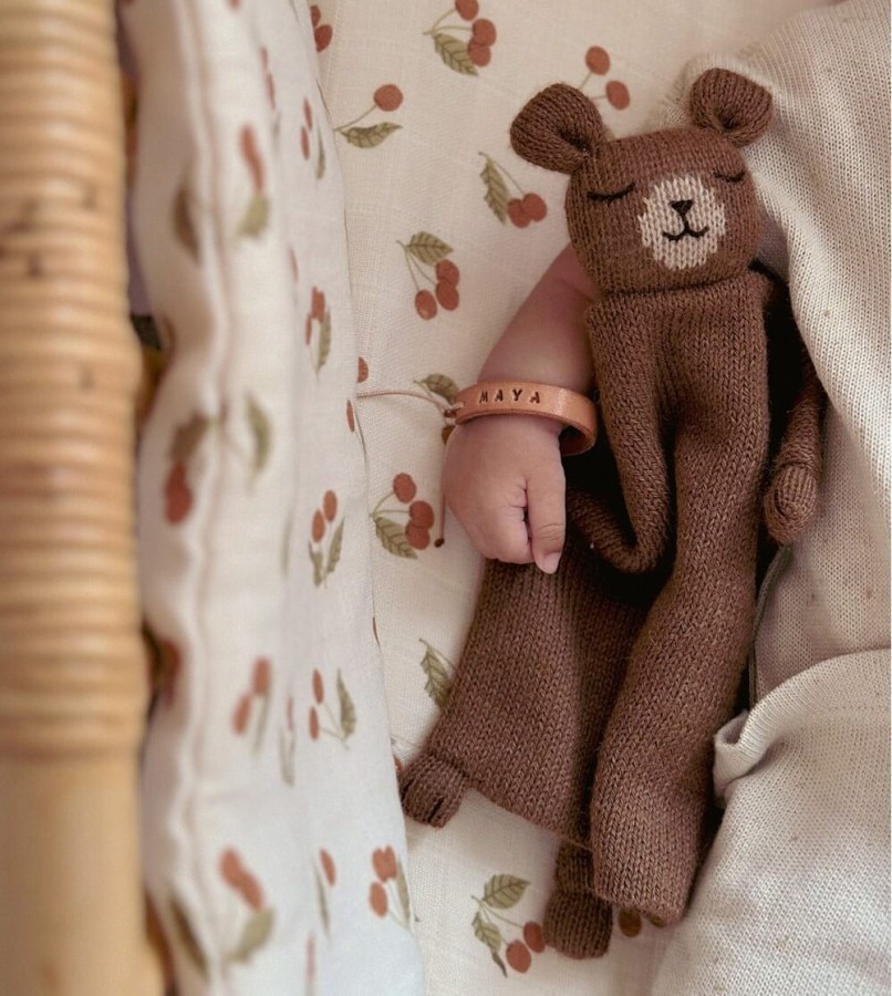 Przytulaczek z wełny aplaki - teddy nut / Main Sauvage