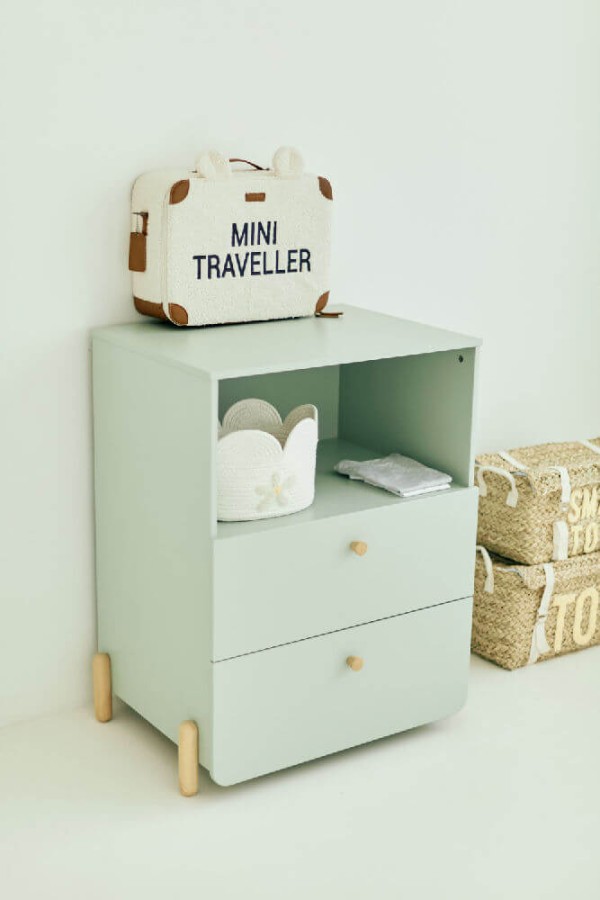 Walizka dziecięca Mini Traveller Teddy bear White / Childhome
