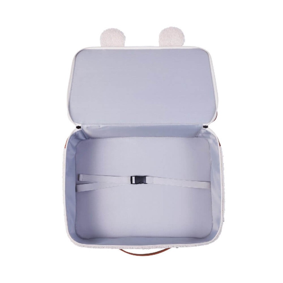 Walizka dziecięca Mini Traveller Teddy bear White / Childhome